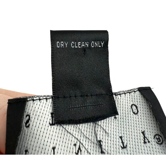 VTG Finity Studio Open Knit Top MEDIUM Orange Boat Neck Scalloped Hem 3/4 Sleeve - Picture 11 of 11